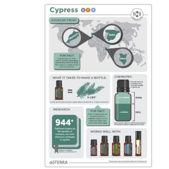 DoTerra | Cypress Essential Oil - New & Unopened - 15ML - Picture 2 of 4